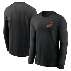 Cincinnati Bengals Nike Sideline Dri-FIT Long Sleeve T-Shirt