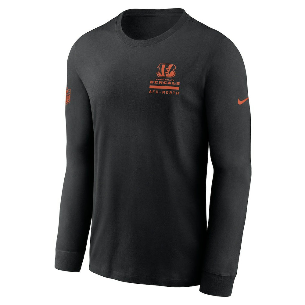 Cincinnati Bengals Nike Sideline Dri-FIT Long Sleeve T-Shirt