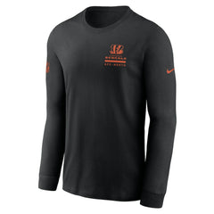 Cincinnati Bengals Nike Sideline Dri-FIT Long Sleeve T-Shirt