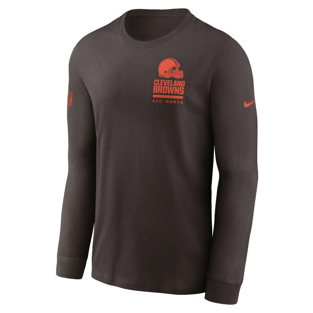 Cleveland Browns Nike Sideline Dri-FIT Long Sleeve T-Shirt