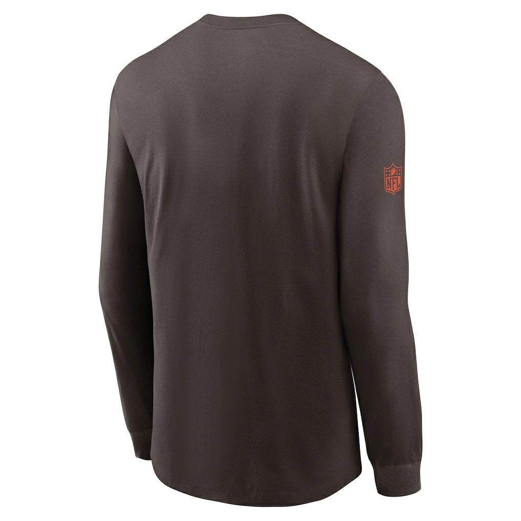 Cleveland Browns Nike Sideline Dri-FIT Long Sleeve T-Shirt