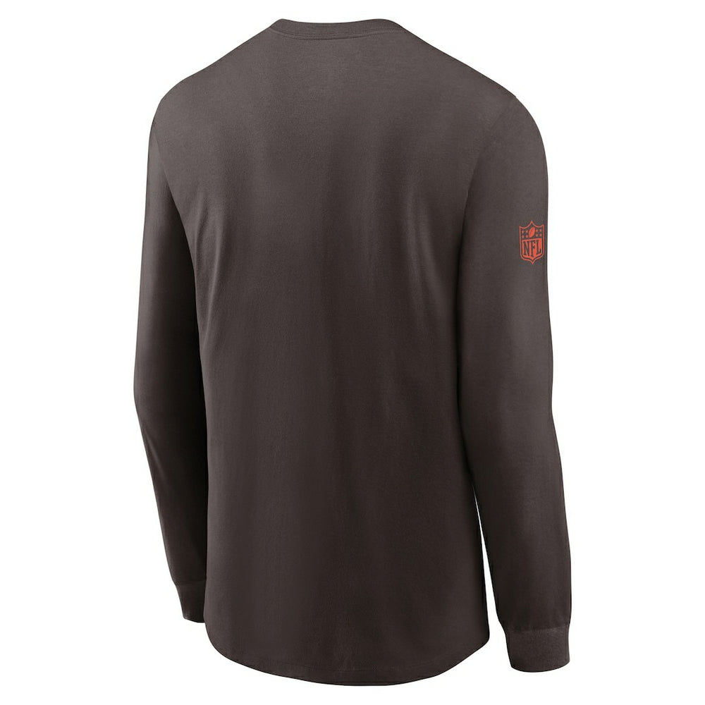 Cleveland Browns Nike Sideline Dri-FIT Long Sleeve T-Shirt
