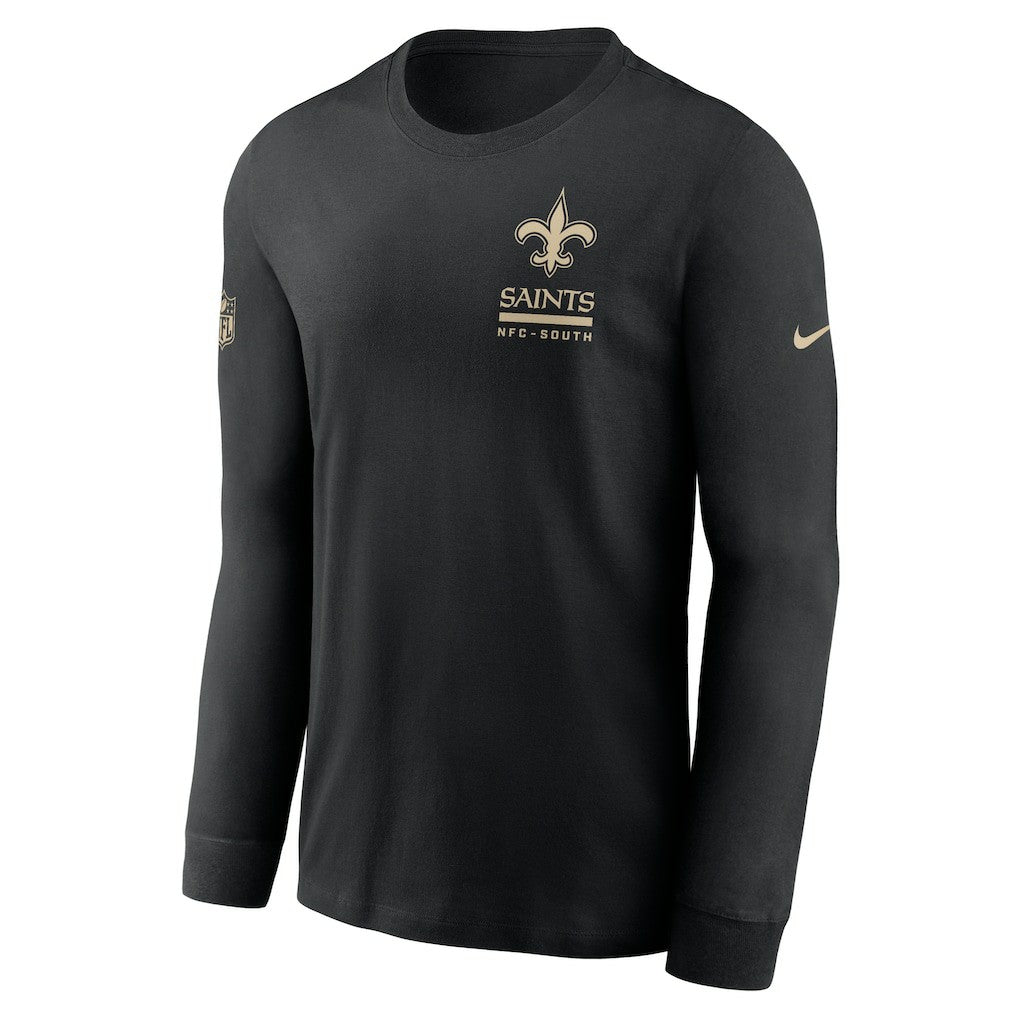 New Orleans Saints Nike Sideline Dri-FIT Long Sleeve T-Shirt