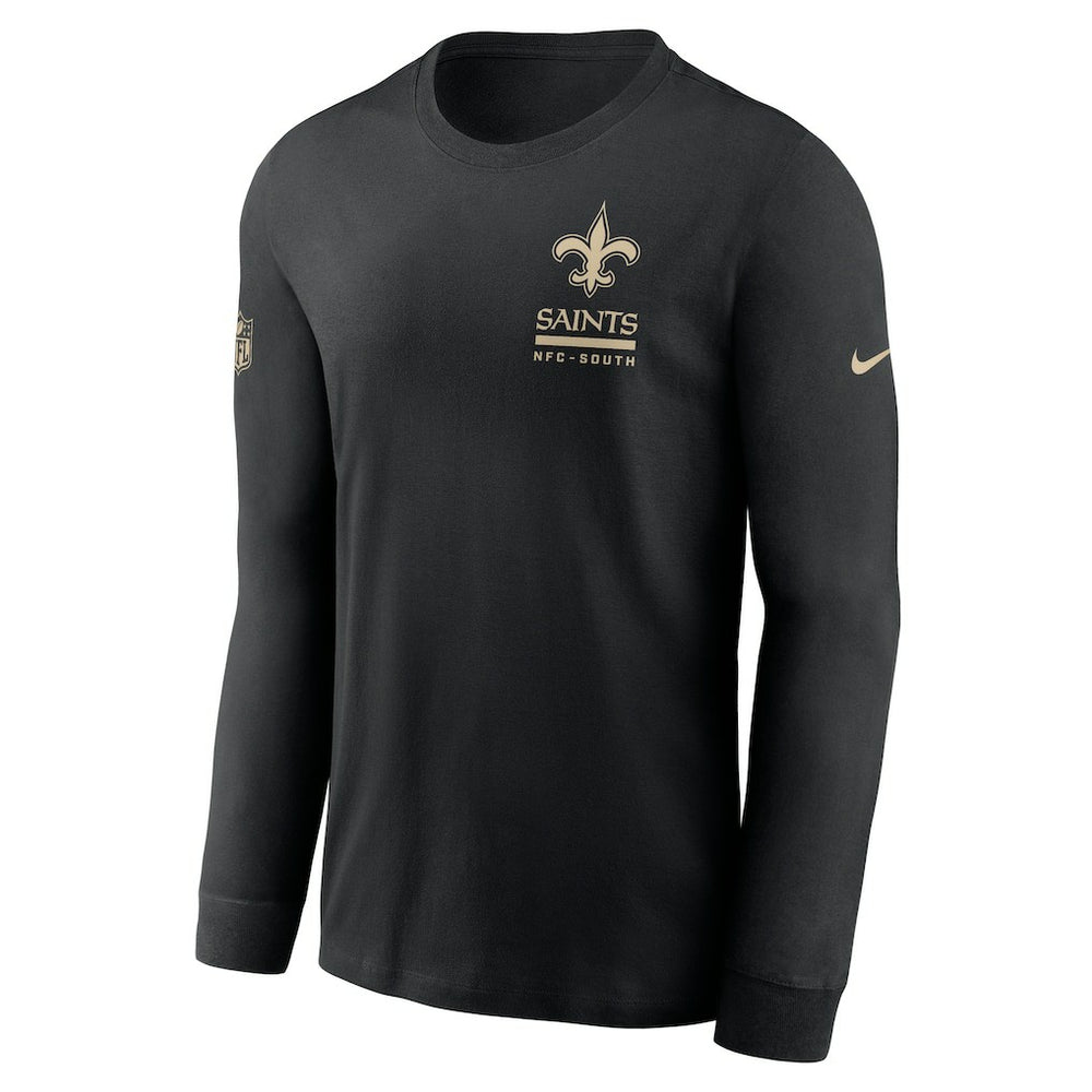New Orleans Saints Nike Sideline Dri-FIT Long Sleeve T-Shirt