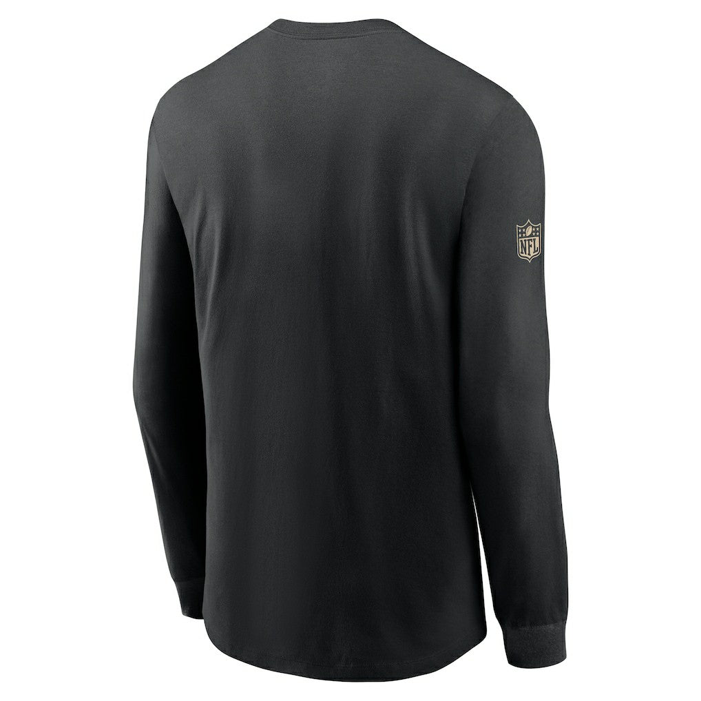 New Orleans Saints Nike Sideline Dri-FIT Long Sleeve T-Shirt
