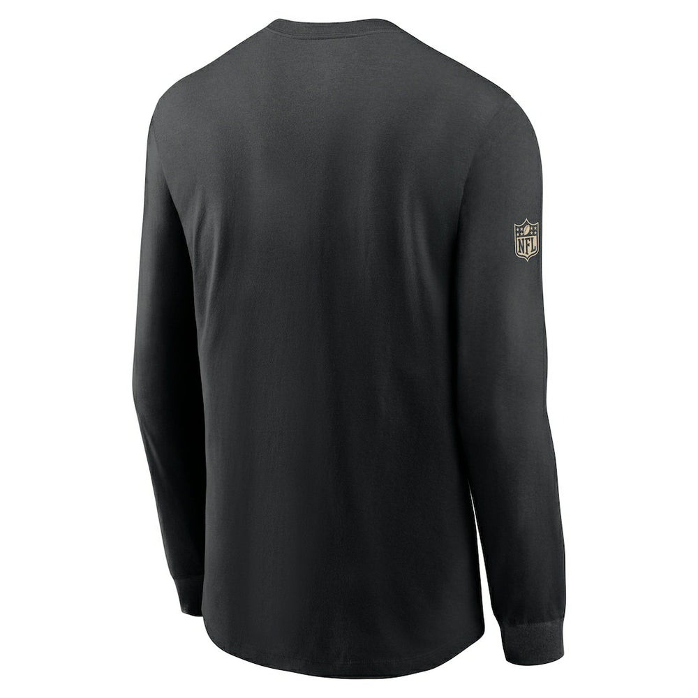 New Orleans Saints Nike Sideline Dri-FIT Long Sleeve T-Shirt