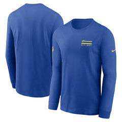 Los Angeles Rams Nike Sideline Dri-FIT Long Sleeve T-Shirt