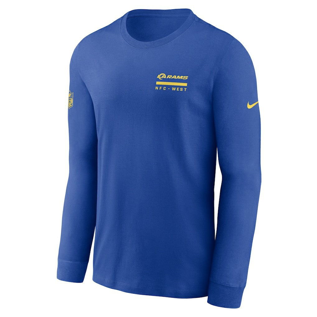 Los Angeles Rams Nike Sideline Dri-FIT Long Sleeve T-Shirt