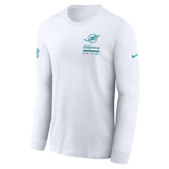 Miami Dolphins Nike Sideline Dri-FIT Long Sleeve T-Shirt
