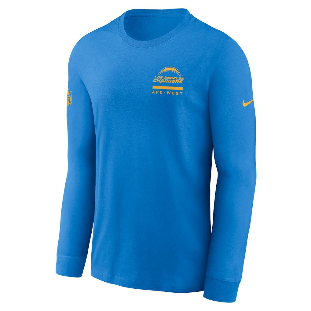 Los Angeles Chargers Nike Sideline Dri-FIT Long Sleeve T-Shirt