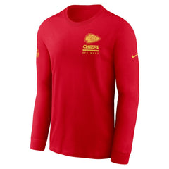 Kansas City Chiefs Nike Sideline Dri-FIT Long Sleeve T-Shirt