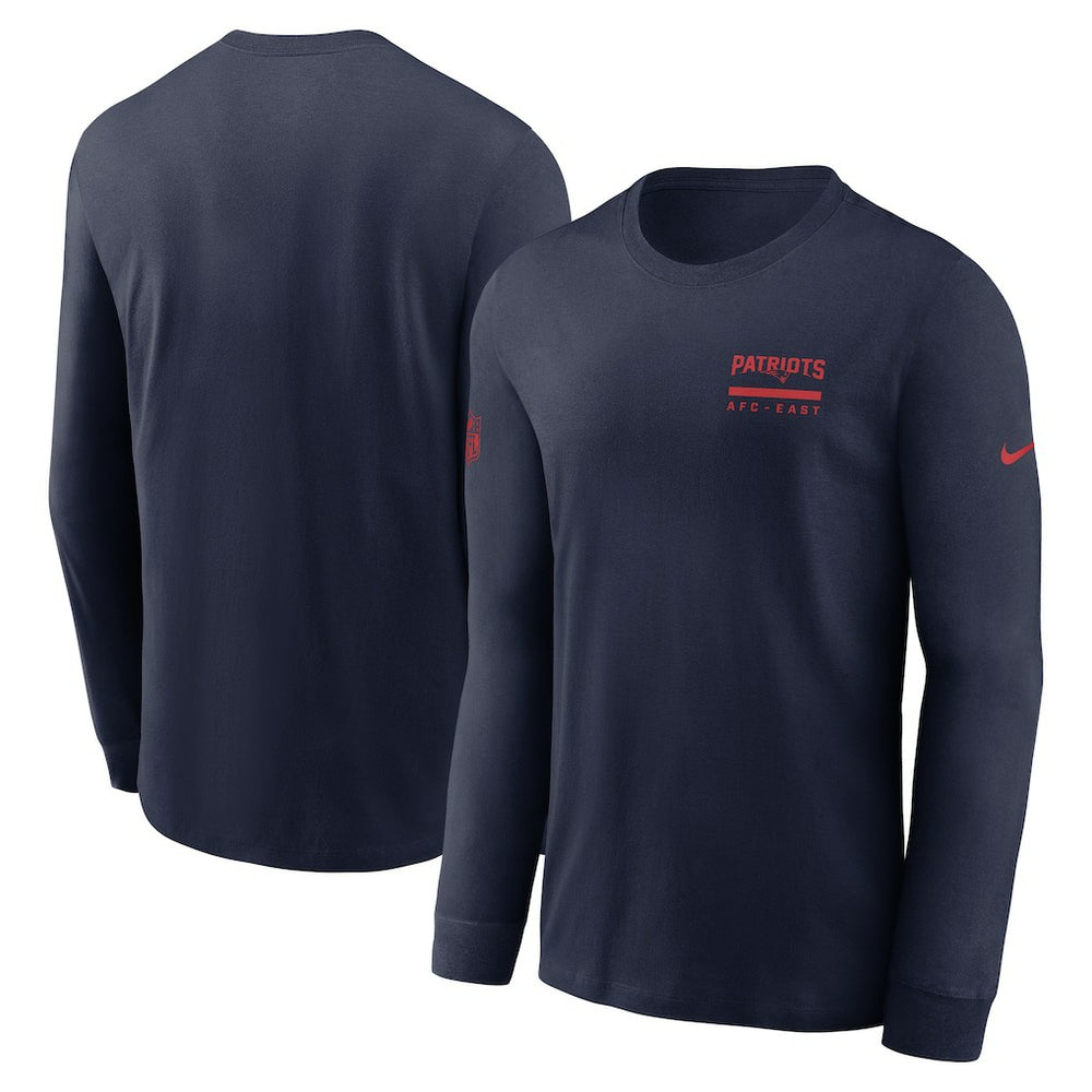 New England Patriots Nike Sideline Dri-FIT Long Sleeve T-Shirt