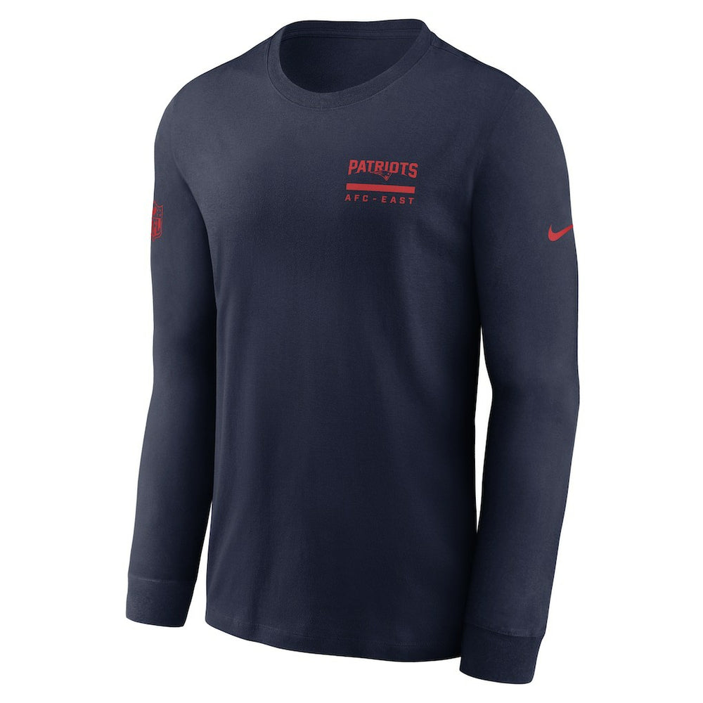 New England Patriots Nike Sideline Dri-FIT Long Sleeve T-Shirt