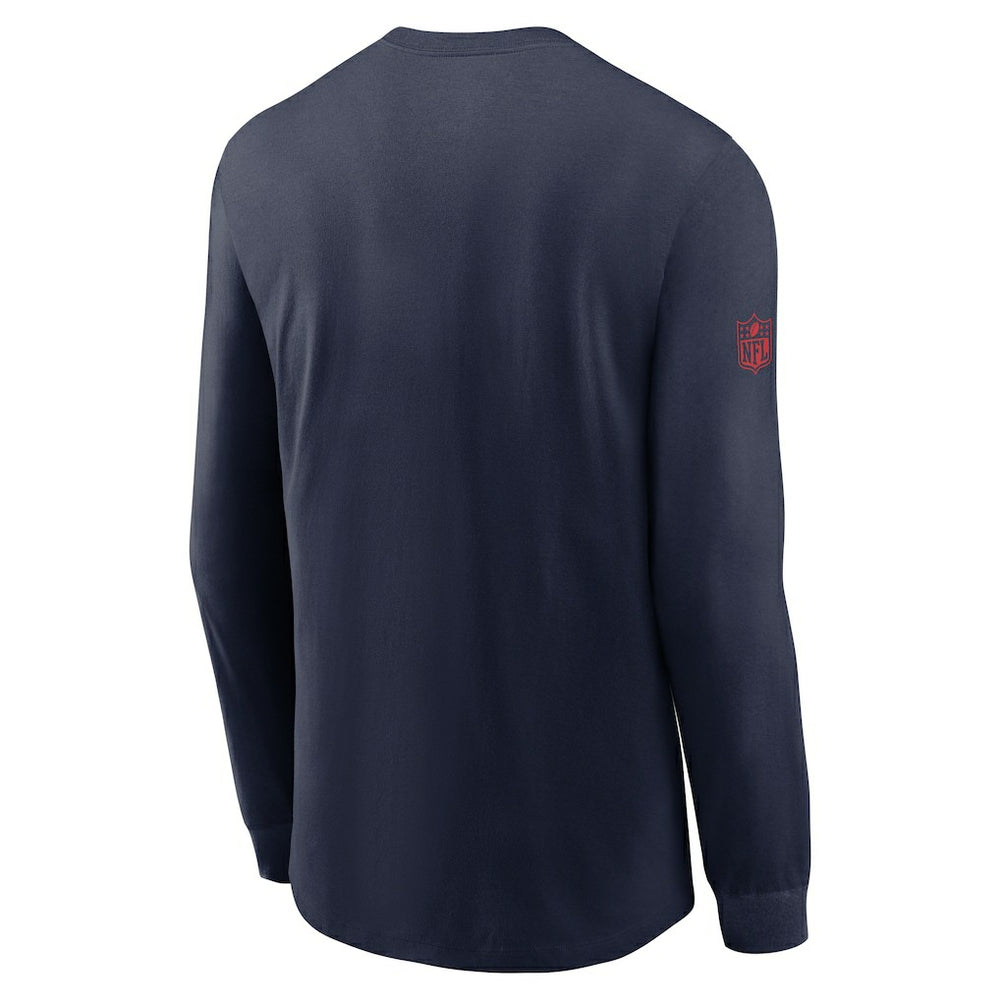 New England Patriots Nike Sideline Dri-FIT Long Sleeve T-Shirt