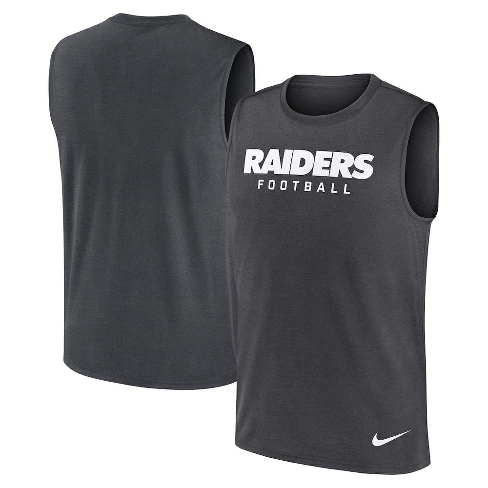 Las Vegas Raiders Nike Primetime Legend Dri-FIT Muscle Tank Top