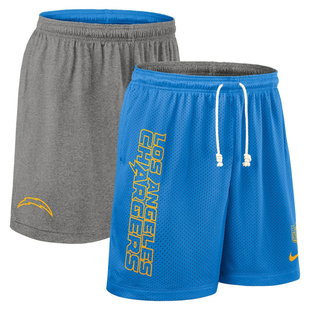 Los Angeles Chargers Nike Sideline Reversible Dri-FIT Shorts