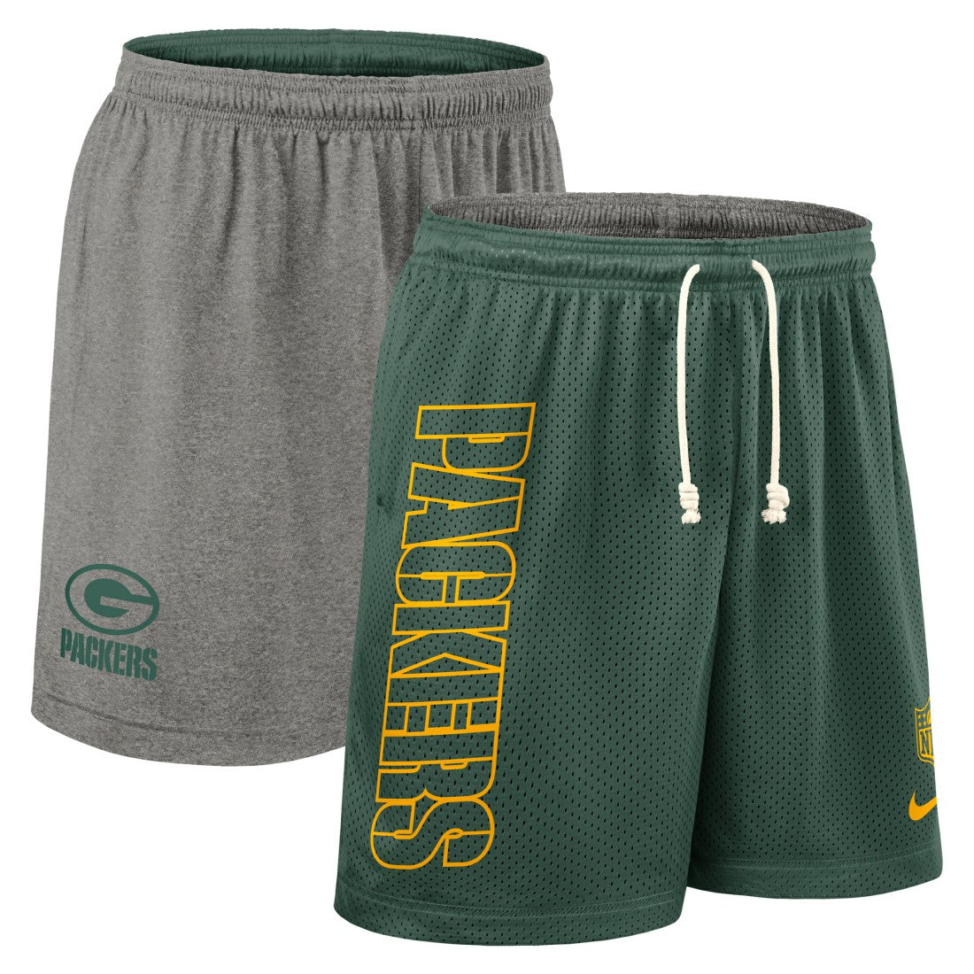 Green Bay Packers Nike Sideline Reversible Dri-FIT Shorts
