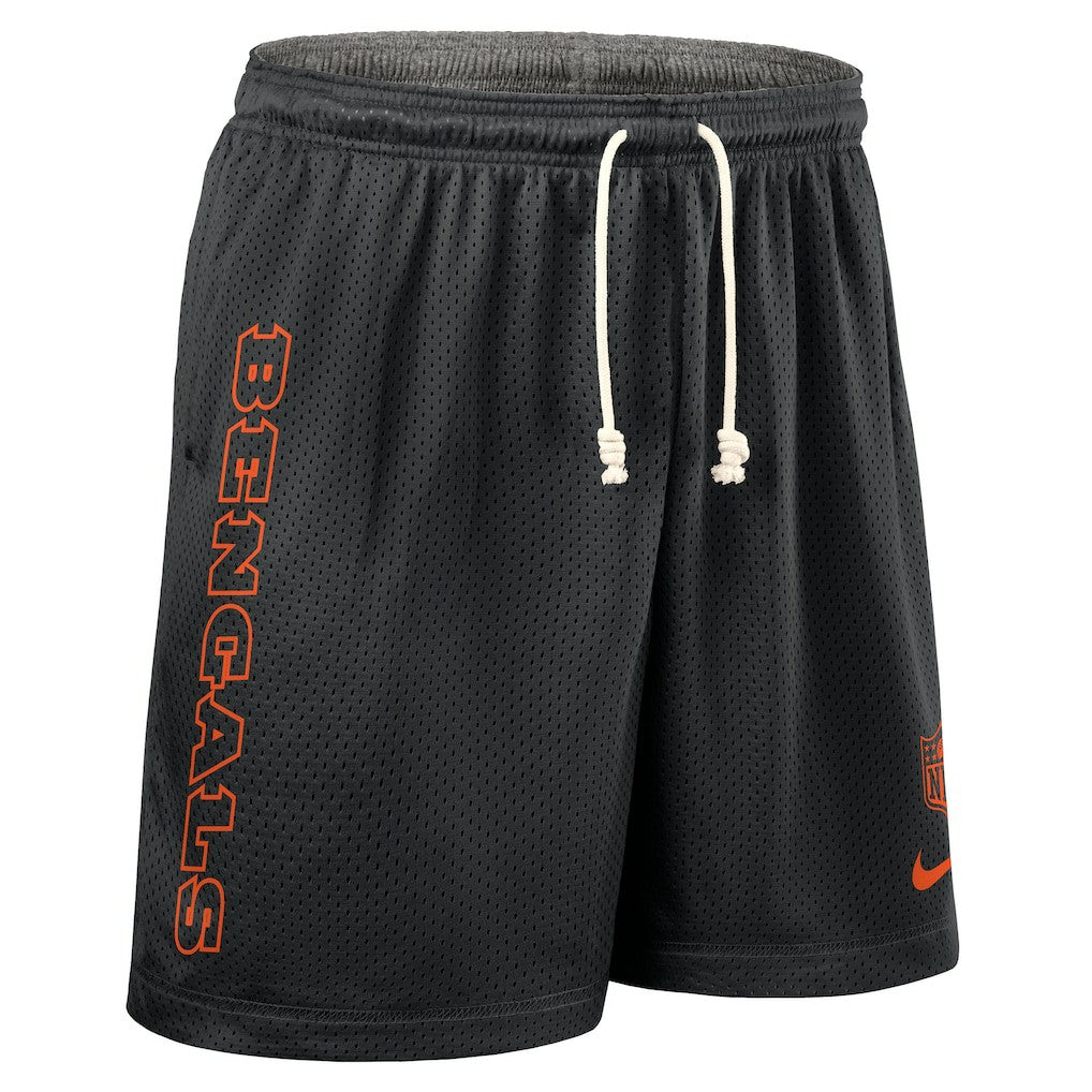Cincinnati Bengals Nike Sideline Reversible Dri-FIT Shorts