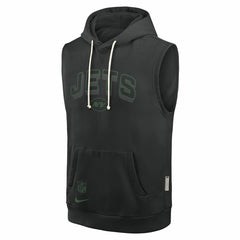 New York Jets Nike Sideline Standard Issue Dri-FIT Sleeveless Hoodie