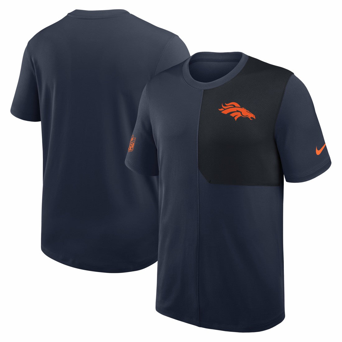 Denver Broncos Nike Sideline UV Dri-Fit Coach Shirt