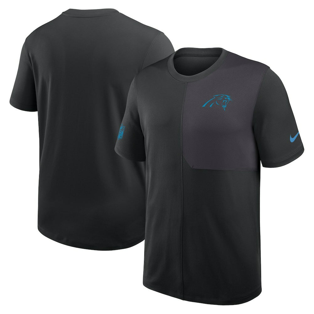 Carolina Panthers Nike Sideline UV Dri-Fit Coach Shirt
