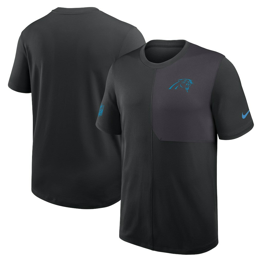 Carolina Panthers Nike Sideline UV Dri-Fit Coach Shirt