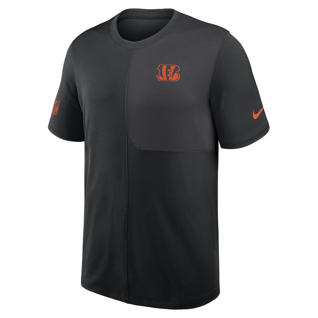 Cincinnati Bengals Nike Sideline UV Dri-Fit Coach Shirt