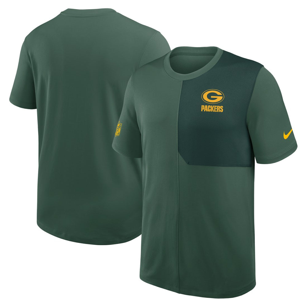 Green Bay Packers Nike Sideline UV Dri-Fit Coach Shirt