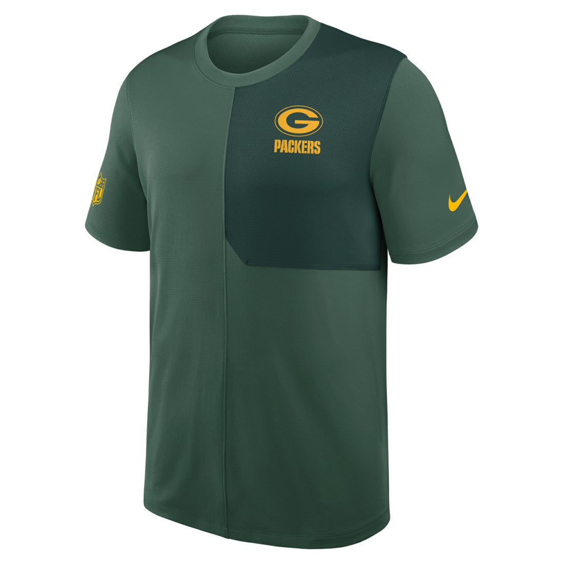 Green Bay Packers Nike Sideline UV Dri-Fit Coach Shirt