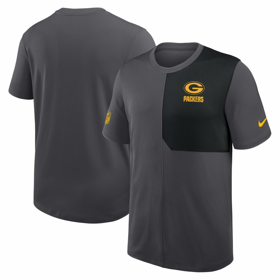 Green Bay Packers Nike Sideline UV Dri-Fit Coach Shirt
