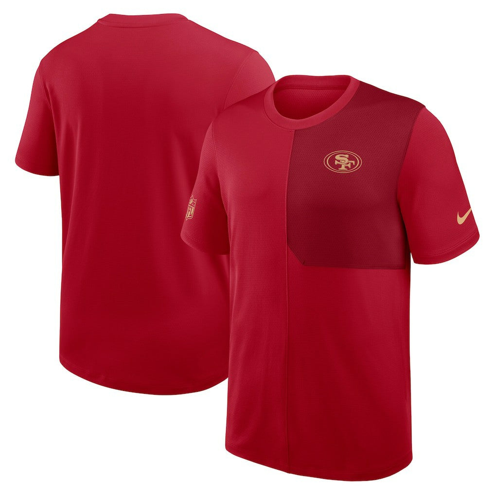 San Francisco 49ers Nike Sideline UV Dri-Fit Coach Shirt