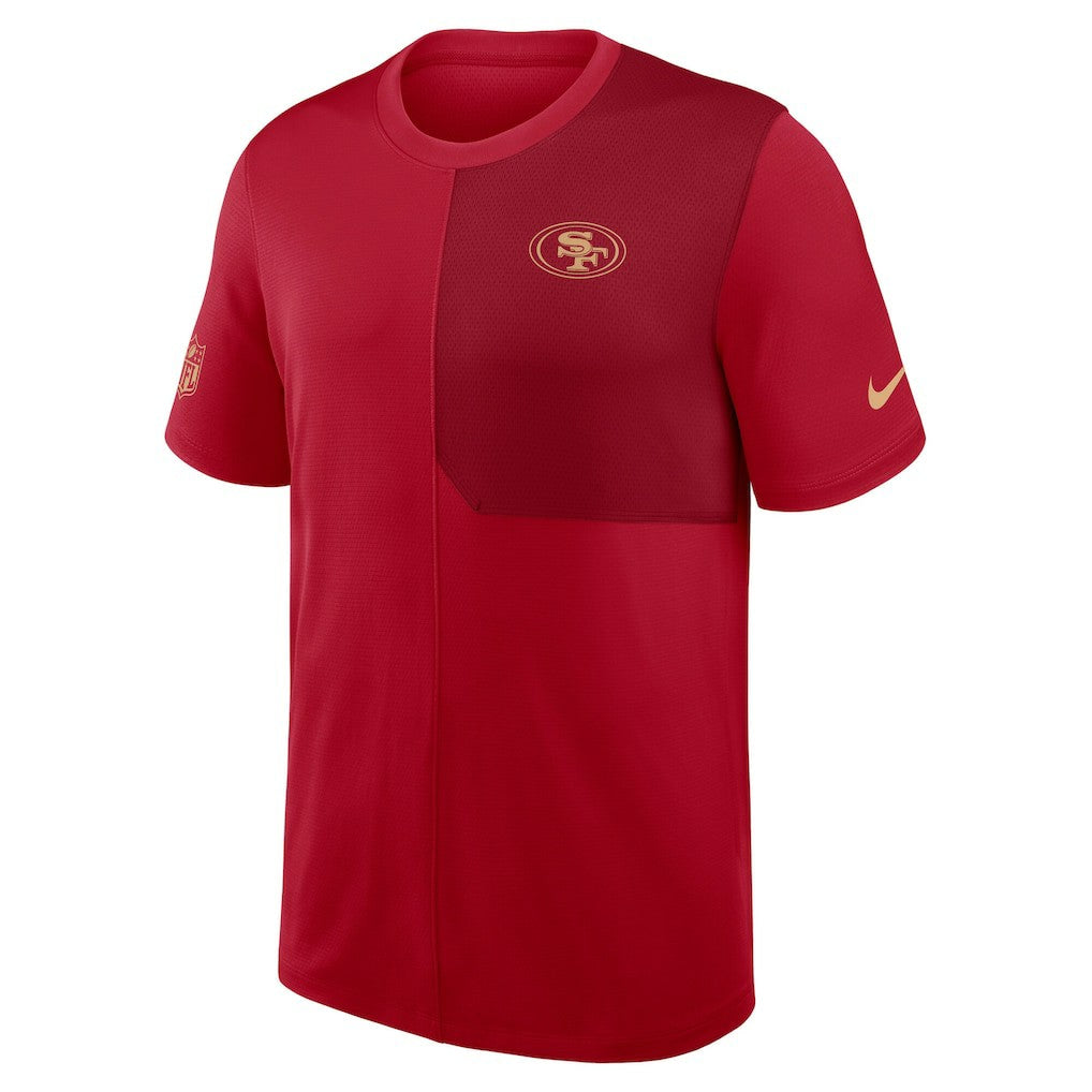 San Francisco 49ers Nike Sideline UV Dri-Fit Coach Shirt