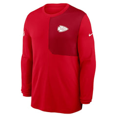 Kansas City Chiefs Nike Sideline Coach UV Dri-FIT Long Sleeve Shirt