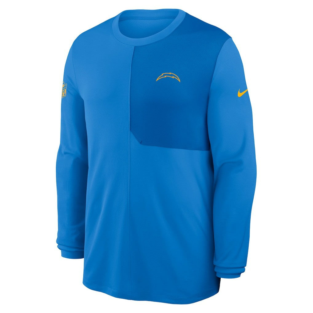 Los Angeles Chargers Nike Sideline Coach UV Dri-FIT Long Sleeve Shirt