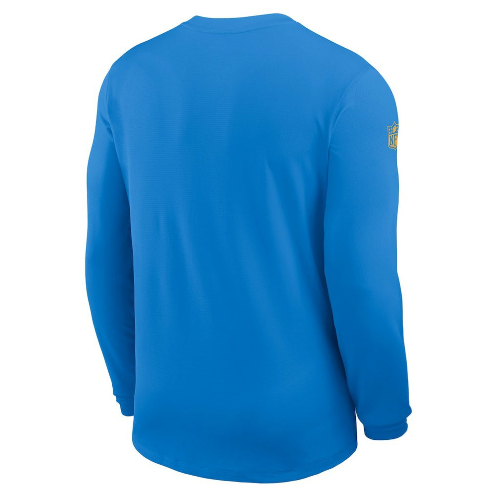 Los Angeles Chargers Nike Sideline Coach UV Dri-FIT Long Sleeve Shirt