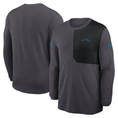 Los Angeles Chargers Nike Sideline Coach UV Dri-FIT Long Sleeve Shirt