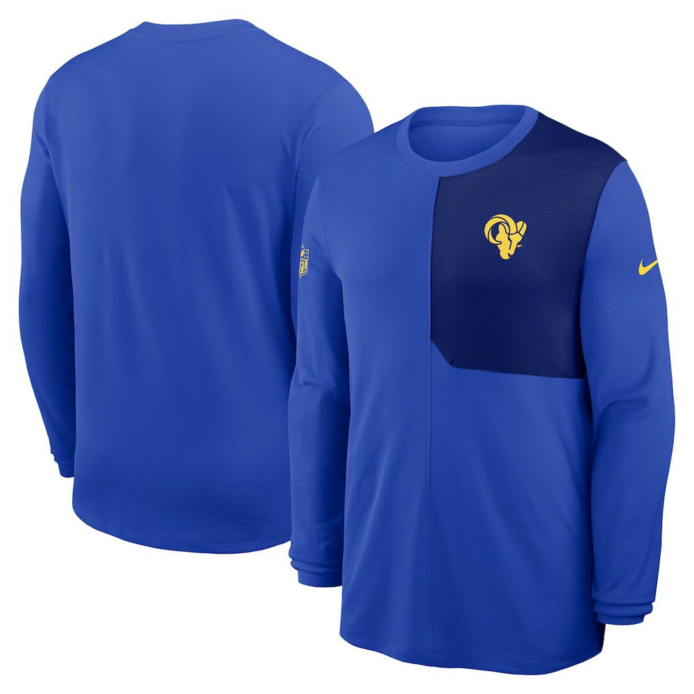 Los Angeles Rams Nike Sideline Coach UV Dri-FIT Long Sleeve Shirt