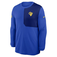 Los Angeles Rams Nike Sideline Coach UV Dri-FIT Long Sleeve Shirt