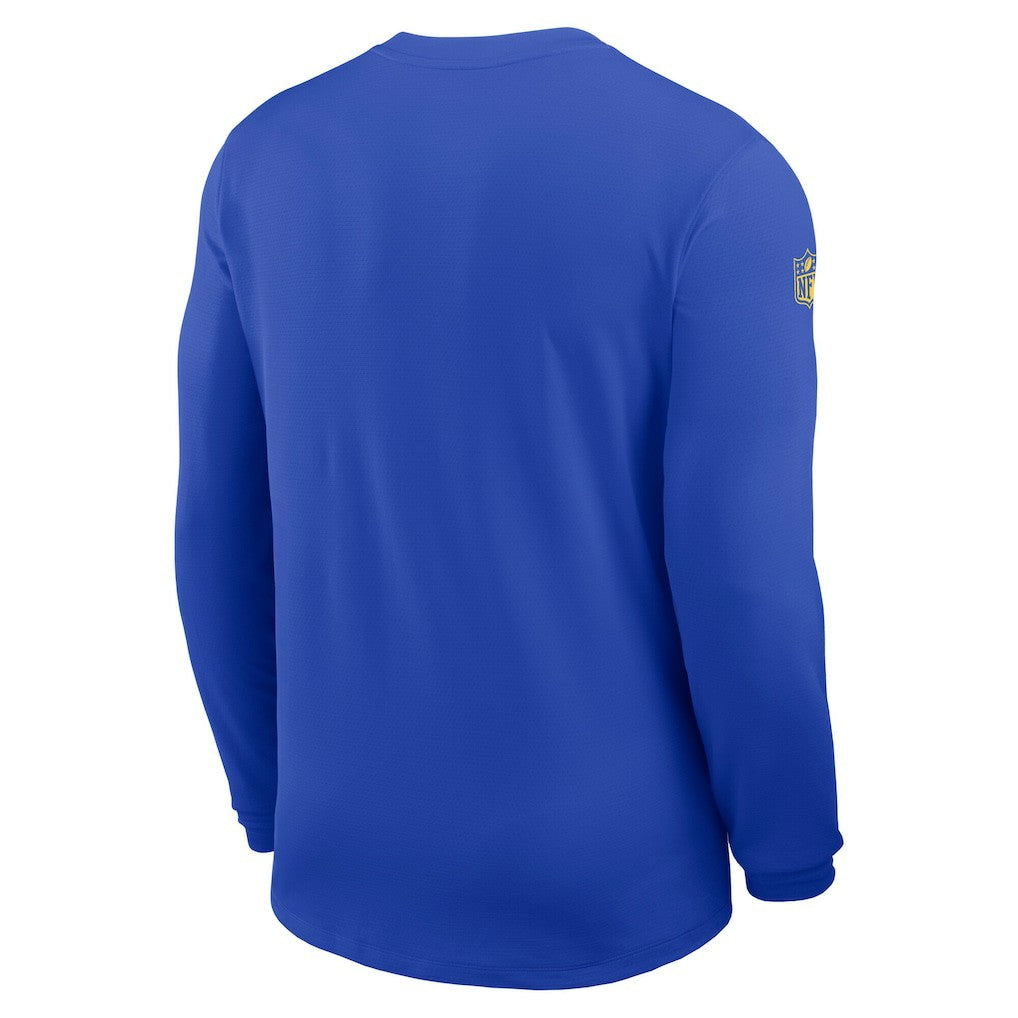 Los Angeles Rams Nike Sideline Coach UV Dri-FIT Long Sleeve Shirt