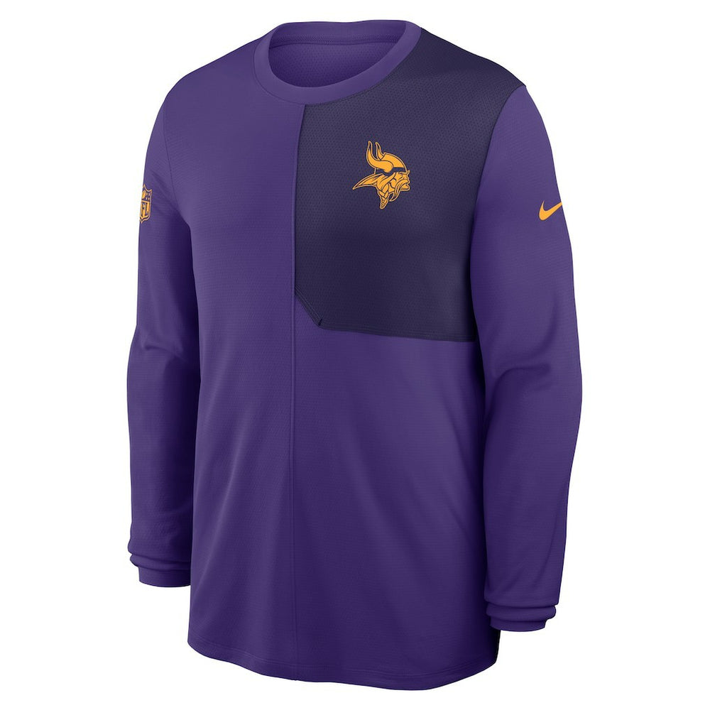 Minnesota Vikings Nike Sideline Coach UV Dri-FIT Long Sleeve Shirt