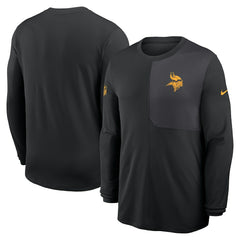 Minnesota Vikings Nike Sideline Coach UV Dri-FIT Long Sleeve Shirt