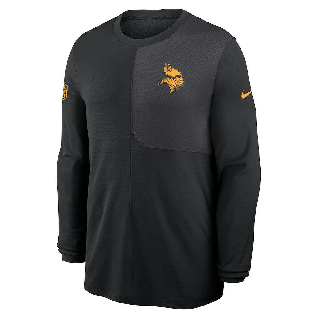 Minnesota Vikings Nike Sideline Coach UV Dri-FIT Long Sleeve Shirt