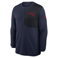 New England Patriots Nike Sideline Coach UV Dri-FIT Long Sleeve Shirt
