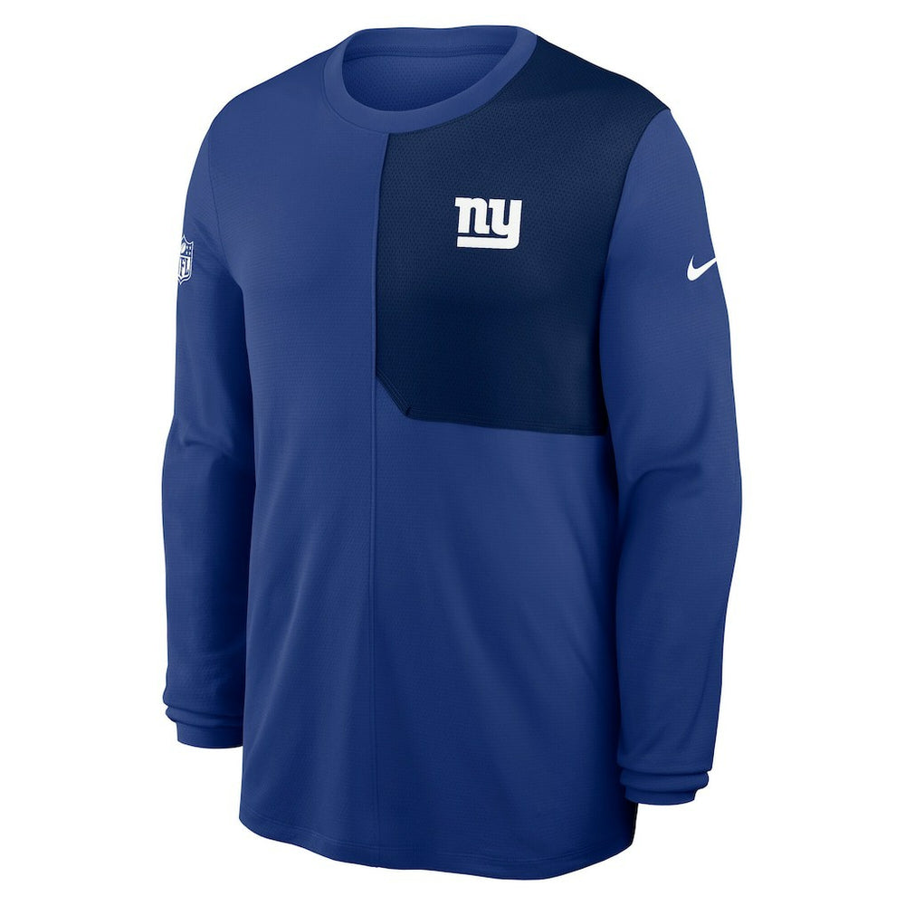 New York Giants Nike Sideline Coach UV Dri-FIT Long Sleeve Shirt
