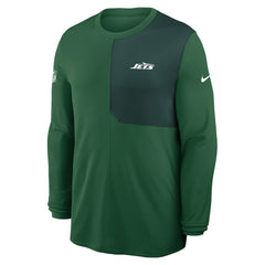 New York Jets Nike Sideline Coach UV Dri-FIT Long Sleeve Shirt