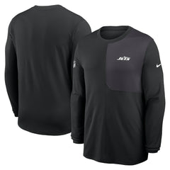 New York Jets Nike Sideline Coach UV Dri-FIT Long Sleeve Shirt