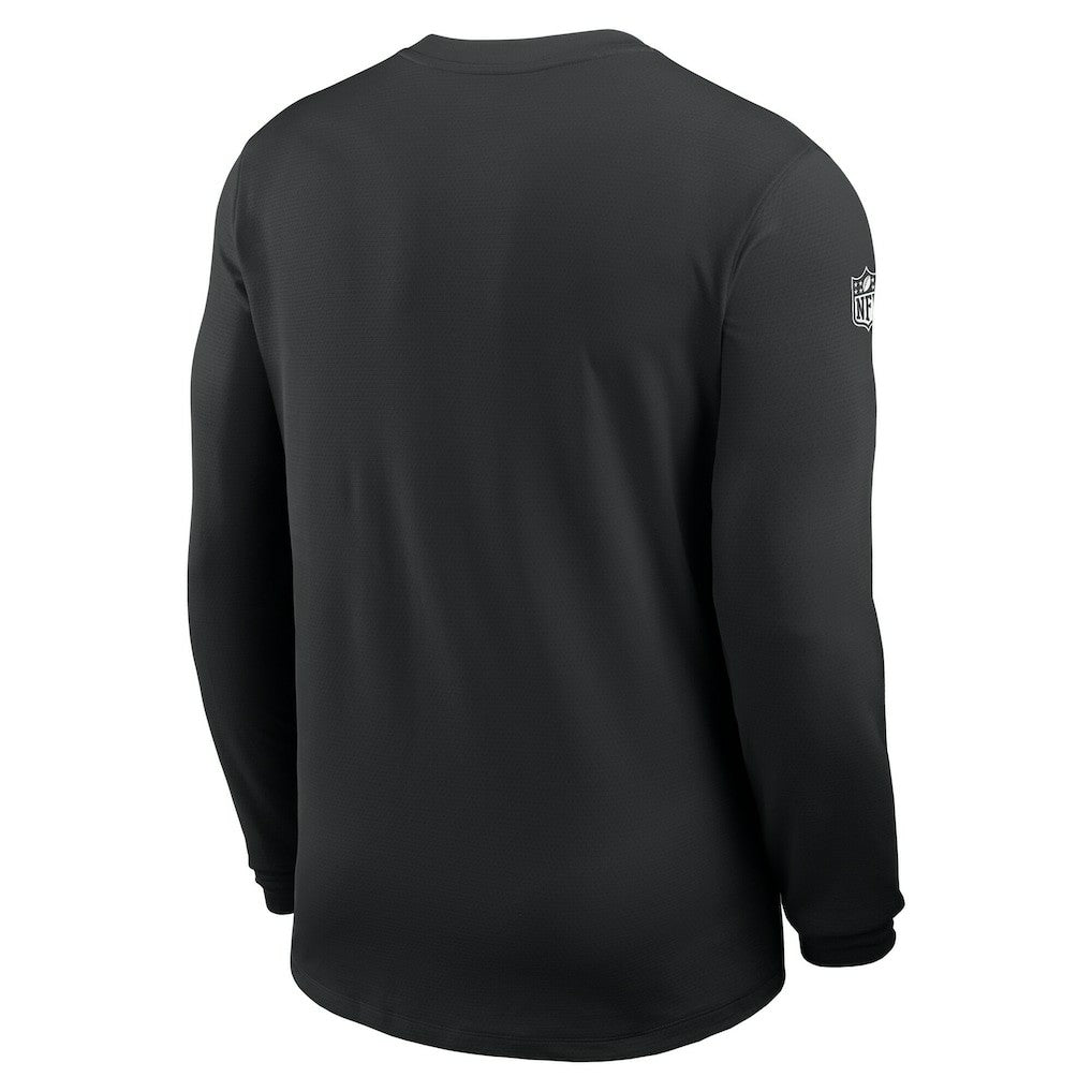 New York Jets Nike Sideline Coach UV Dri-FIT Long Sleeve Shirt
