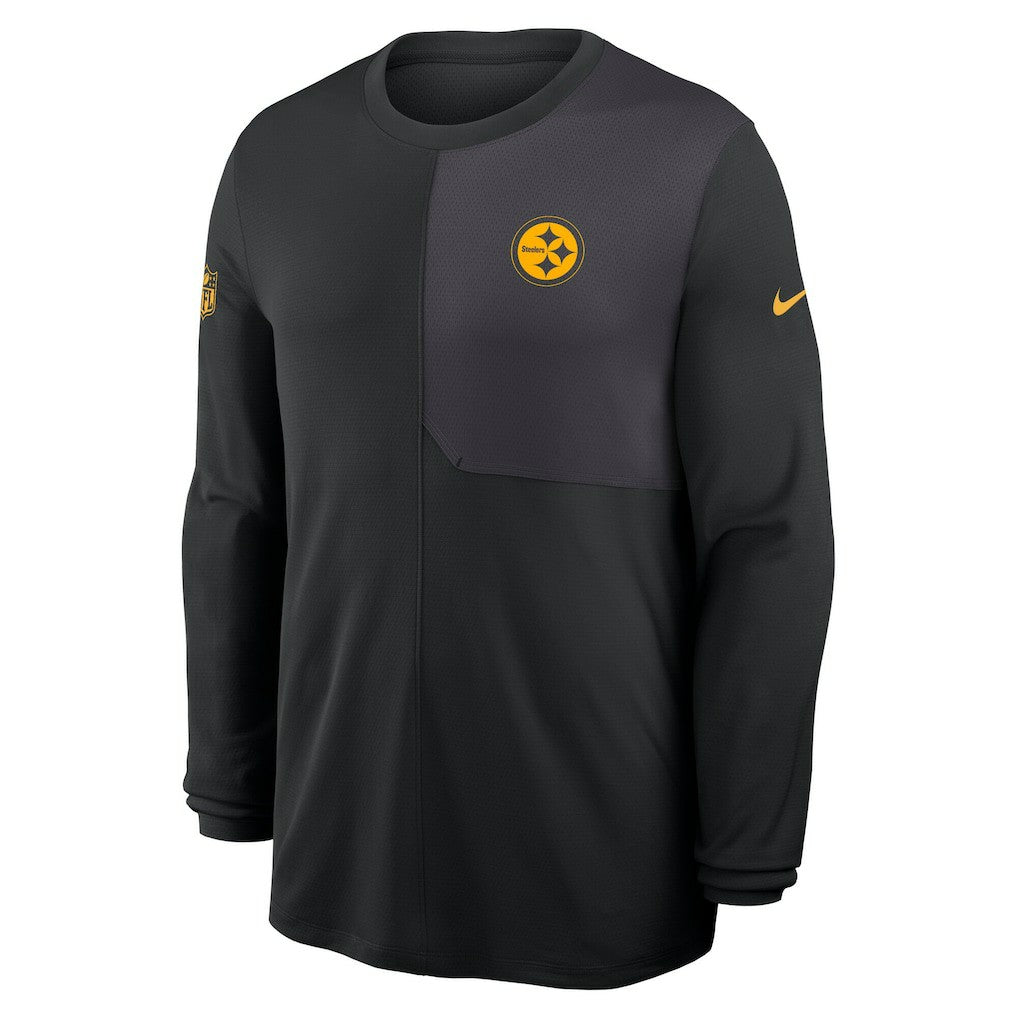 Pittsburgh Steelers Nike Sideline Coach UV Dri-FIT Long Sleeve Shirt