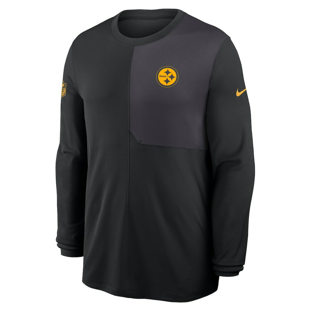 Pittsburgh Steelers Nike Sideline Coach UV Dri-FIT Long Sleeve Shirt