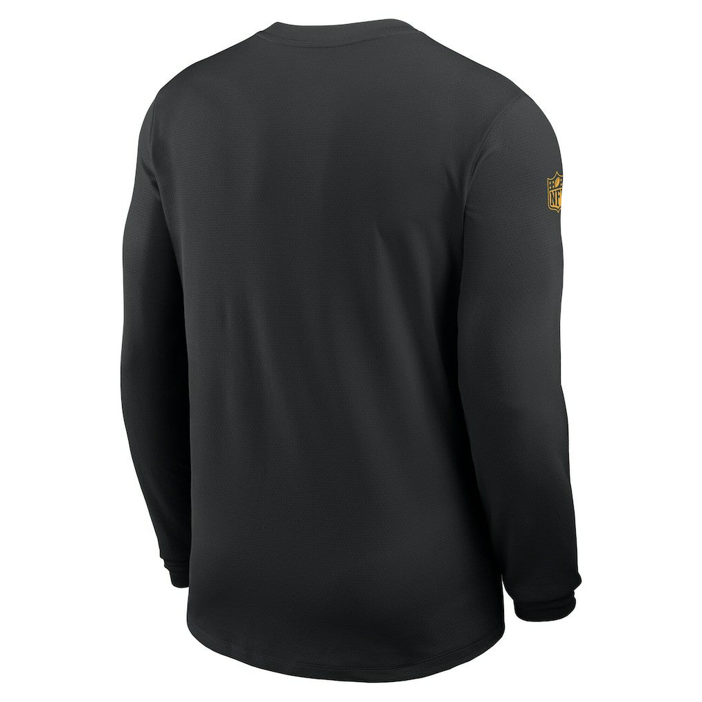 Pittsburgh Steelers Nike Sideline Coach UV Dri-FIT Long Sleeve Shirt